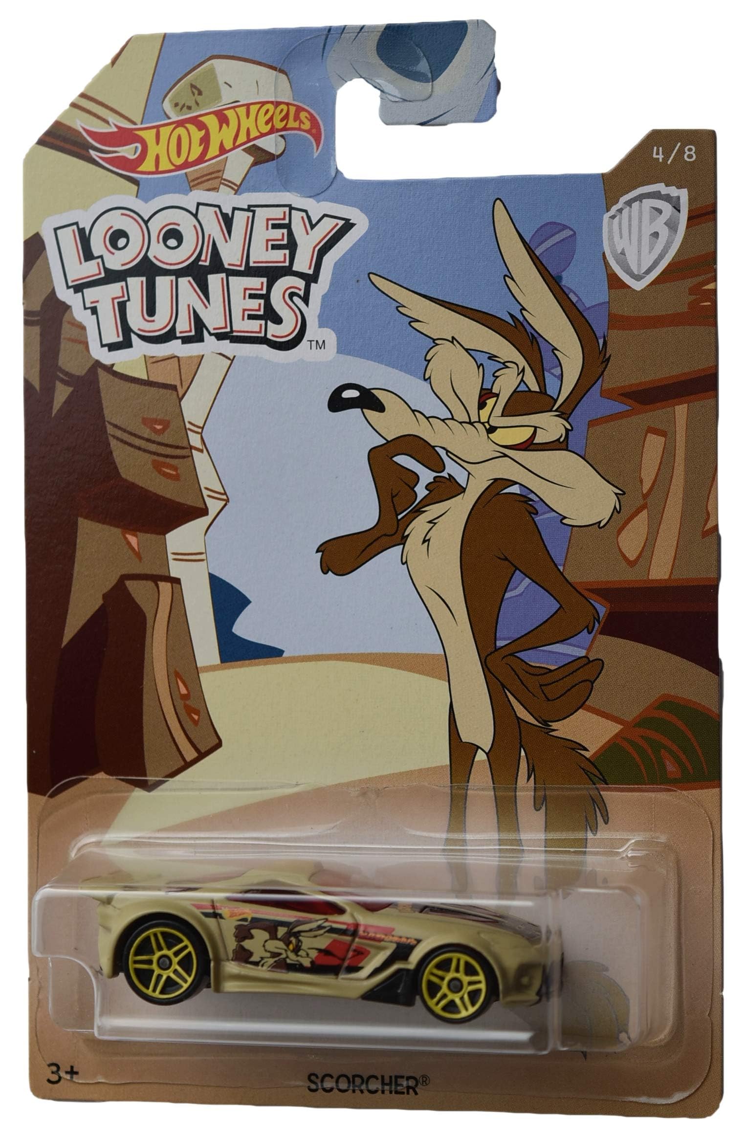 Amazon.com: Hot Wheels Scorcher, Looney Tunes 4/8 [tan] : Toys & Games
